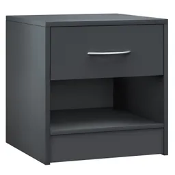 Casaria® Nachttisch Kiel Anthrazit 41x39x28cm – Produktbild 1 von 1