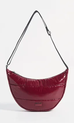 WOUF Wouf Quilted Collection Crossbody Bag -Glossy Burgundy – Produktbild 1 von 1