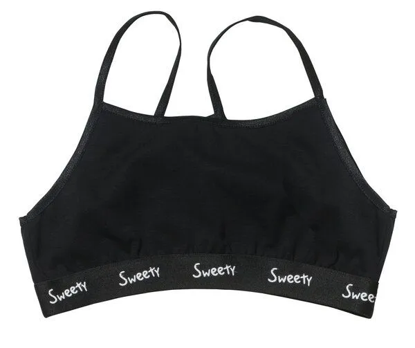 Sweety for kids Sweety for kids Mädchen Bustier im Doppelpack, Schwarz, – Produktbild 2 von 3