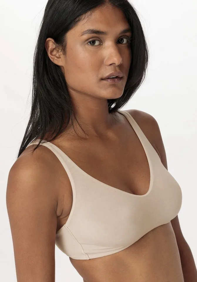 hessnatur hessnatur Triangel-BH PURE SENSE aus TENCEL™ Modal (1-tlg), Beige, – Produktbild 1 von 4