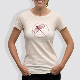 little kiwi little kiwi Damen T-Shirt, "Libelle" – Produktbild 1 von 1