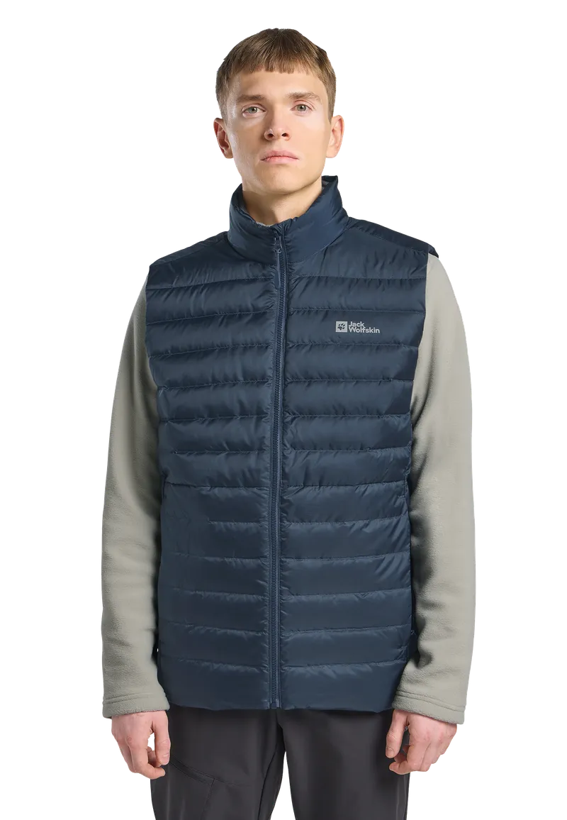 Jack Wolfskin Jack Wolfskin Pilvi Down Vest Men Rds Isolierende winddichte Daunenweste Herren XL blue, Midnight sky, – Produktbild 1 von 2