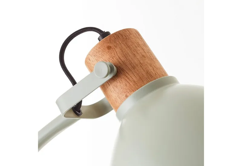 Brilliant Brilliant Stehlampe Erena, ohne Leuchtmittel, Höhe 150 cm, E27, Metall/Holz, Grün, – Produktbild 2 von 3