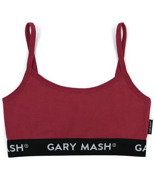Gary Mash GARY MASH Bandeau Power BH aus Biobaumwolle, Rot, – Produktbild 2 von 4