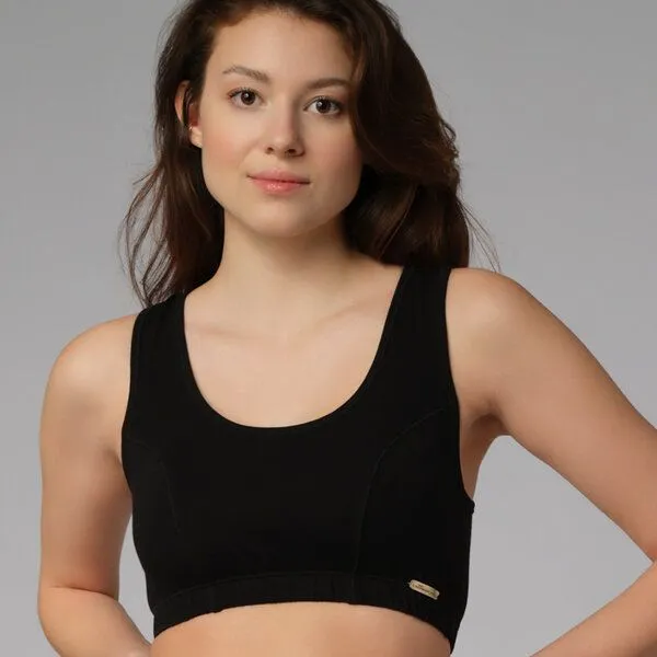 comazo|earth comazo|earth Fairtrade Bustier | GOTS zertifiziert, Schwarz, – Produktbild 2 von 8