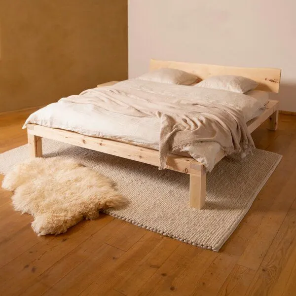 YAK holzraum YAK holzraum Bett Zirbenholz YARON aus Massivholz in Überlänge – Produktbild 5 von 5