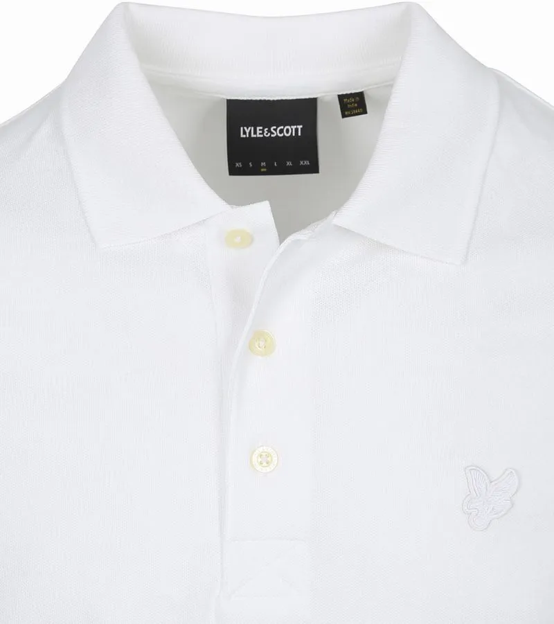 Lyle and Scott Lyle and Scott Tonal Eagle Polo Weiß - Größe M, Weiß, – Produktbild 5 von 5