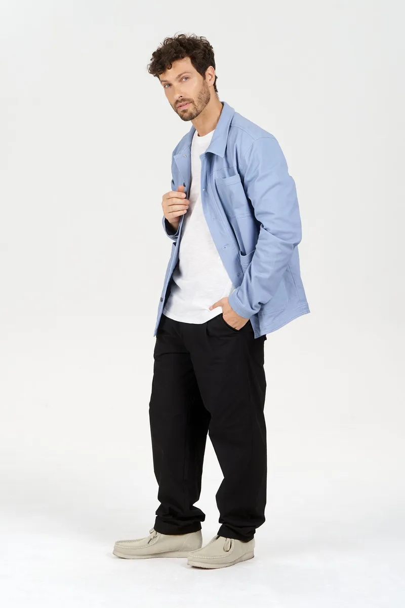 KOMODO KOMODO Herren vegan Jacke Christophe Blau, Hellblau, – Produktbild 1 von 2