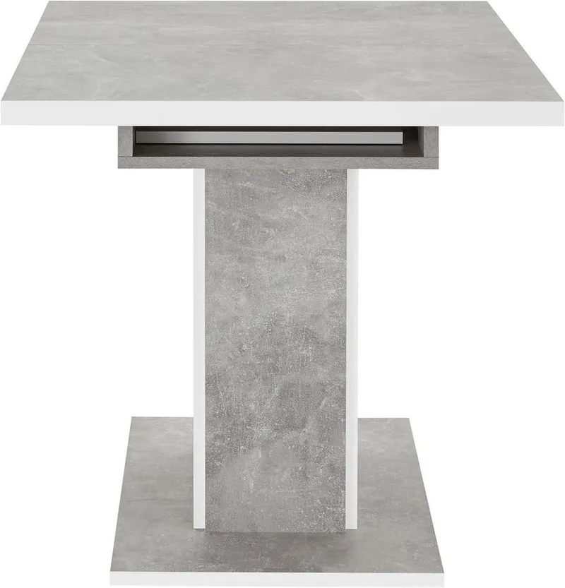 HELA Esstisch Alice, ausziehbar, Breite 120-160 cm, Grau, – Produktbild 5 von 5