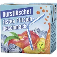 Durstlöscher Durstlöscher Eistee Pfirsich 12 x 0,5 l – Produktbild 1 von 1