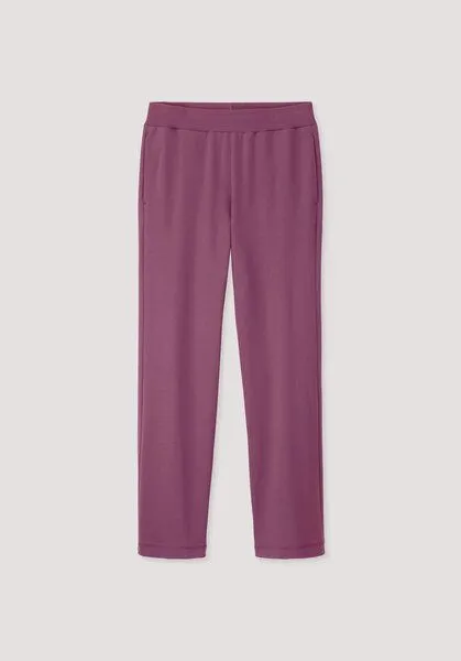 hessnatur hessnatur Loungehose Relaxed aus Bio-Baumwolle mit Kapok, Violett, – Produktbild 3 von 4