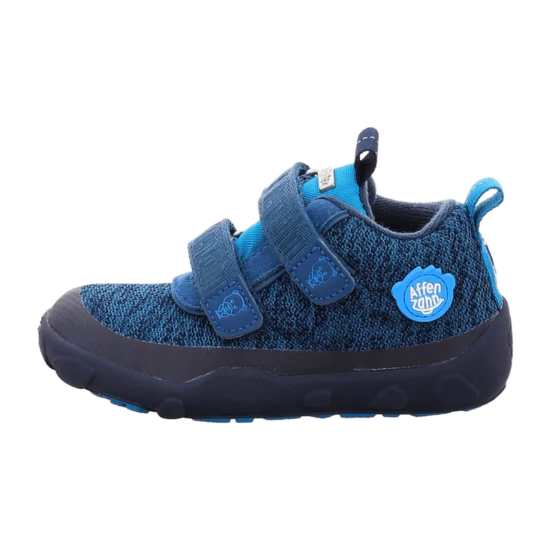 Affenzahn Affenzahn Minimal Happy Lowboot Bear für Kinder, blau, Größe 24 EU, Blau, – Produktbild 2 von 7