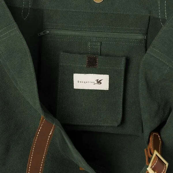 Dragolina Dragolina Shopper Miss Evergreen, Tanne (dunkelgrün), – Produktbild 2 von 2