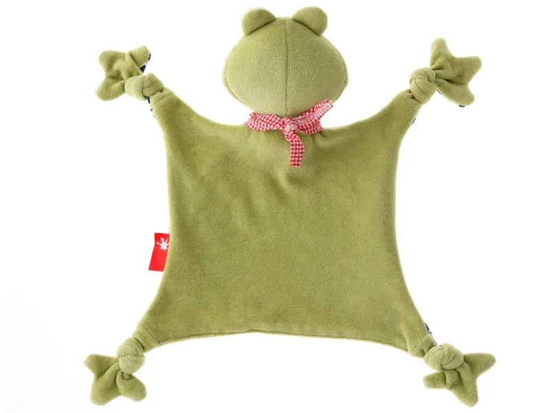 sigikid sigikid Schnuffeltuch Frosch Maße 19 x 7 x 27 cm, Blau, grün, – Produktbild 2 von 2