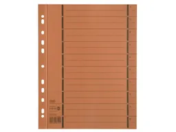 Elba 100 Elba Farbige Trennblätter perforiert orange – Produktbild 1 von 1