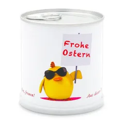 MacFlowers Blumen in der Dose Ostern - Osterkücken / Glücksklee von MacFlowers – Produktbild 1 von 1