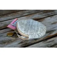 Himal Hemp Himal Hemp HH Geldbeutel rund aus Bio-Hanf und Recycle-Sari / Recycle Wolle – Produktbild 1 von 2