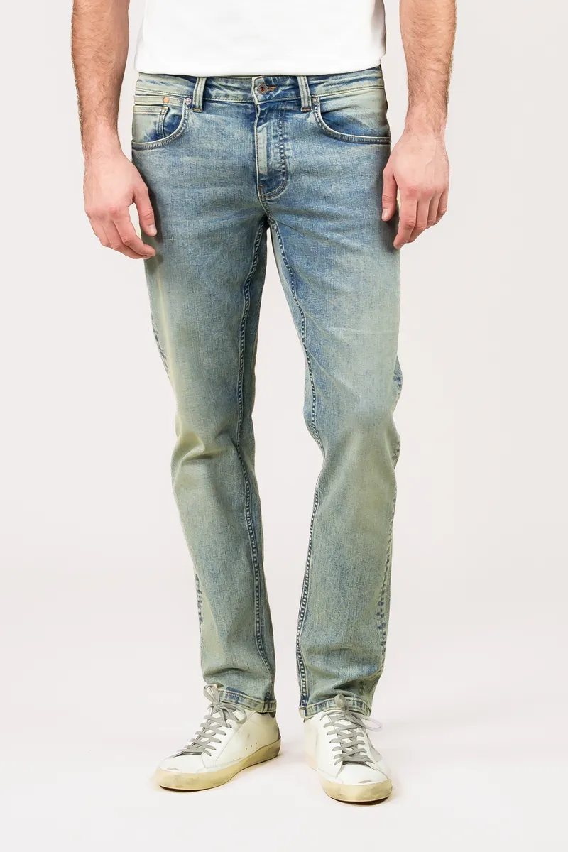 Kuyichi Kuyichi Herren vegan Jeans Straight Nick Golf Stream, Extra hellblau, – Produktbild 2 von 2