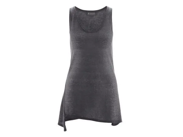 HempAge HempAge Damen asymmetrisches Top 100% Hanf, Anthrazit(schwarz), – Produktbild 3 von 3