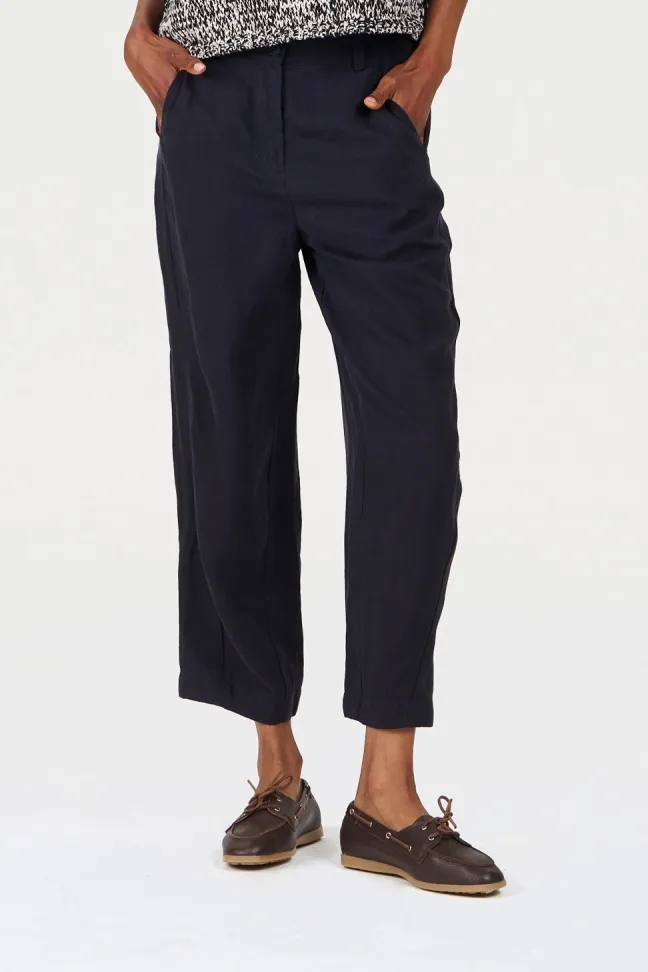 KOMODO KOMODO Damen vegan Hose Olive Navy, Extra dunkelblau, – Produktbild 2 von 2