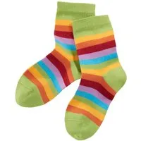 grödo Kinder Socken Baumwolle (kbA) stachelbeer-sonne Gr.1-2 – Produktbild 1 von 1
