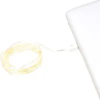 Konstsmide Konstsmide Micro LED-Lichterkette, USB-Anschluss, 50 Dioden bernsteinfarben – Produktbild 1 von 1