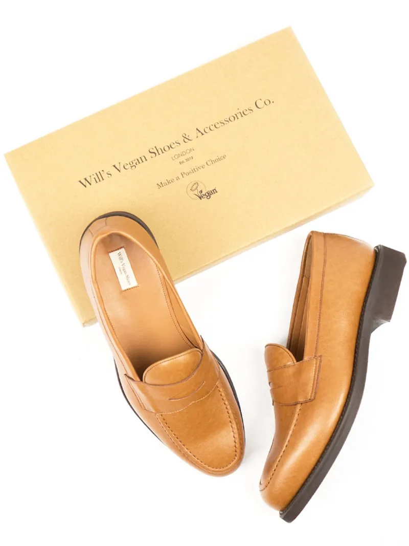 Will's Vegan Store Will's Vegan Store Herren vegan Loafer Goodyear Welt Hellbraun, Hellbraun, – Produktbild 2 von 2