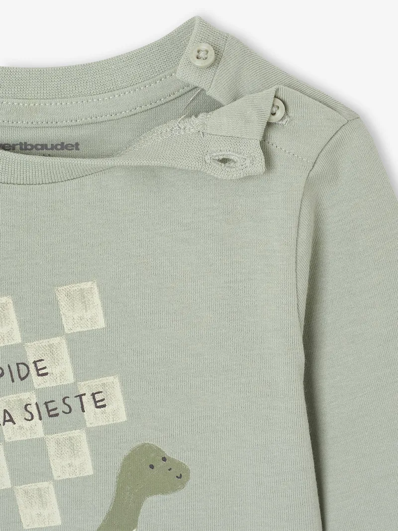 Vertbaudet Jungen Baby Shirt, Aqua, – Produktbild 2 von 3