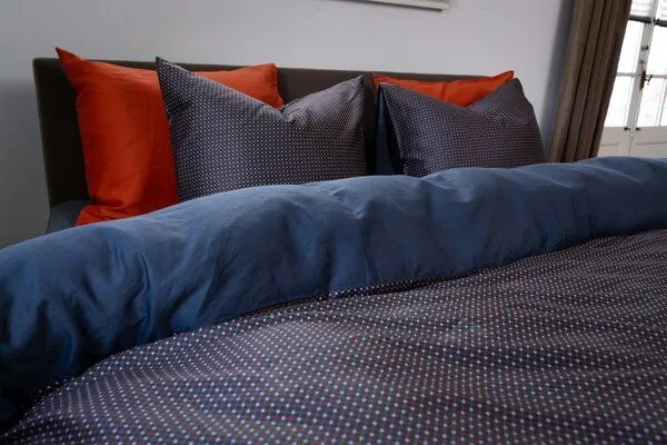 Kayori Kayori Fusu Bettwäsche Baumwolle-Satin, Blau, – Produktbild 4 von 5
