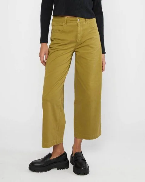 blutsgeschwister Blutsgeschwister High Waist Culotte Jeans aus Bio-Baumwolle, Blue, – Produktbild 3 von 4