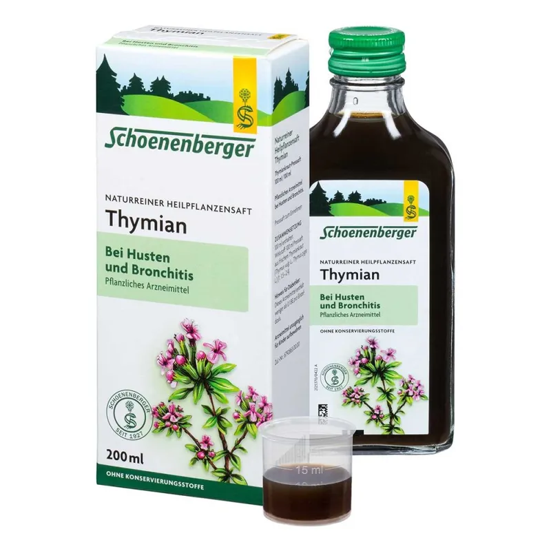 Schoenenberger Schoenenberger Naturreiner Heilpflanzensaft Thymian – Produktbild 2 von 2