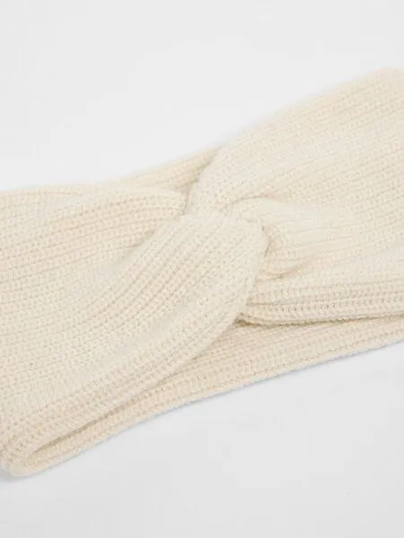 LANIUS LANIUS Stirnband aus Bio-Schurwolle und Bio-Baumwolle, Off white, – Produktbild 3 von 3
