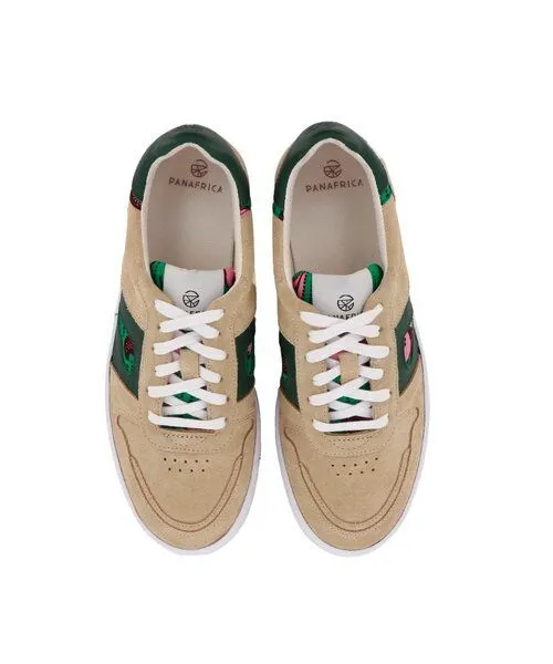 PANAFRICA PANAFRICA Kasai - Unisex Recycling Sneaker, Cedrat (beige), – Produktbild 2 von 4