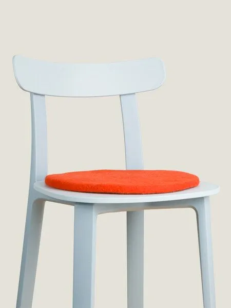 myfelt myfelt Flachfilz Sitzauflage (⌀ 36 cm, 36 x 36 cm), Rotorange (mats), – Produktbild 4 von 4