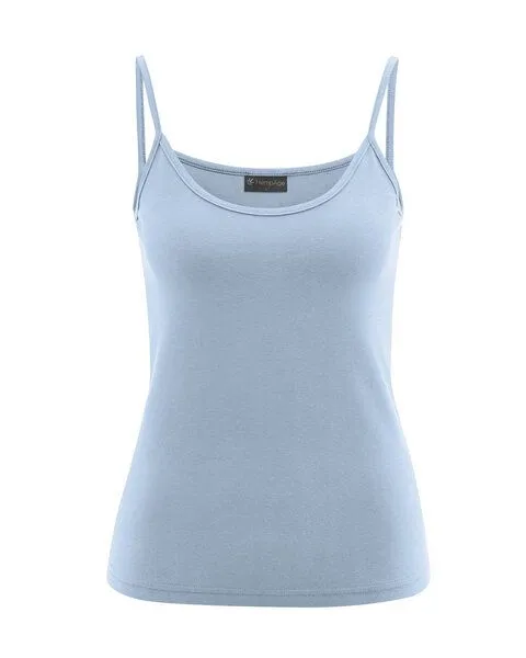 HempAge HempAge Trägertop Hanf/Biobaumwolle, Smoke (blau), – Produktbild 1 von 4
