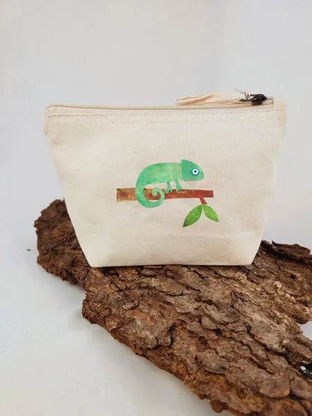 MelaDi MELAdi Accessoire-Tasche aus Biobaumwolle - Größe S Chamäleon – Produktbild 1 von 4