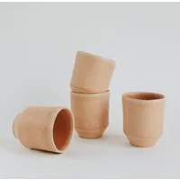 NAKOA NAKOA Keramik Cappuccino Tassen 4er Set | Handgefertigtes Steingut – Produktbild 1 von 1