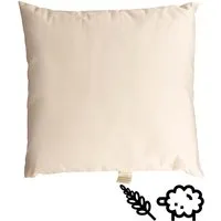 mudis mudis Kopfkissen 40 x 40 cm Hirseschalen/Schafschurwolle – Produktbild 1 von 1