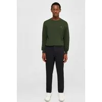 KnowledgeCotton Apparel KnowledgeCotton Apparel Chinohose - LUCA Slim Fit chino pant - mit Bio-Baumwolle, Schwarz (black jet), – Produktbild 2 von 8