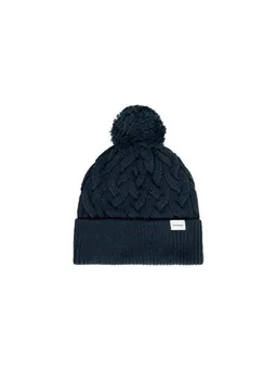 KnowledgeCotton Apparel KnowledgeCotton Apparel Strickmütze mit Zopfmuster und Bommel aus Bio-Baumwolle – Produktbild 1 von 1