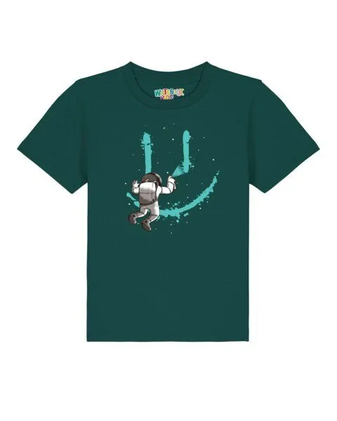 watabout.kids watabout.kids T-Shirt Kinder Graffiti Astronaut, Glazed green, – Produktbild 1 von 2