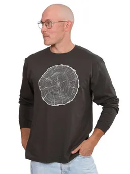 Life-Tree Life-Tree Longsleeve aus Biobaumwolle Fairwear für Herren BigSlice – Produktbild 1 von 1