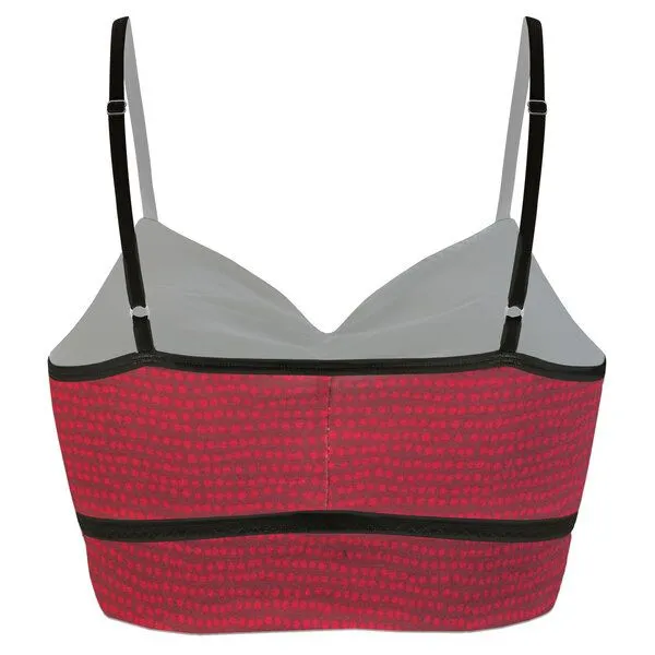 Frija Omina Frija Omina Bio Bustier Yoga, Dots rot, – Produktbild 2 von 3