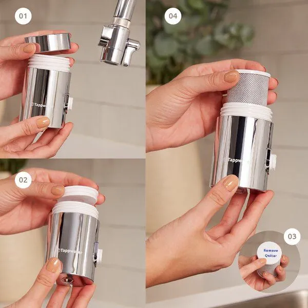 Tappwater Nachfüllkartuschen Wasserfilter für Trinkwasser Tappwater EcoPro SMR – Produktbild 6 von 6
