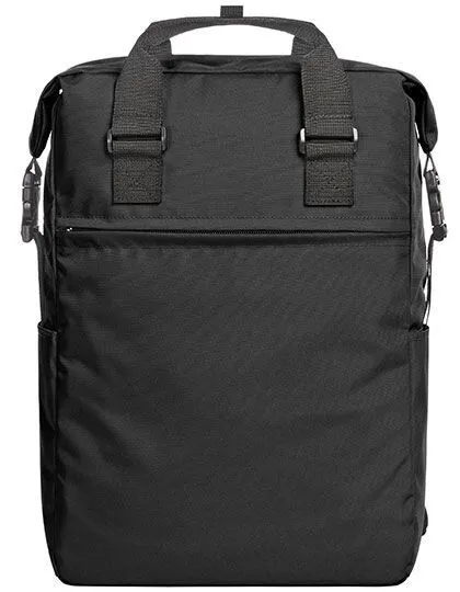Halfar Recycelter Laptop Rucksack von Halfar, Schwarz, – Produktbild 1 von 1