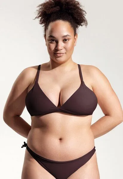 Oy Oy Surf Bikini Oberteil „Esox“, Auberginenviolett, – Produktbild 4 von 4