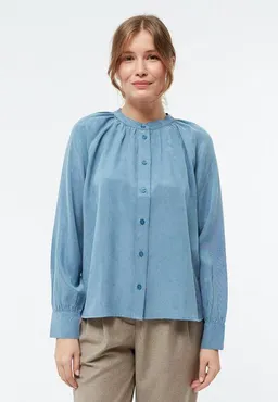 Givn Berlin Givn Berlin Bluse GBSMILLA mit Puffärmeln aus TENCEL mit Peach-Effekt – Produktbild 1 von 1