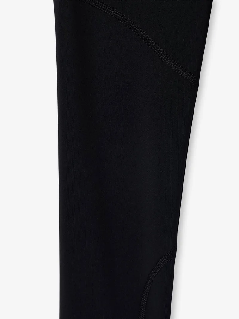 Vertbaudet Leggings Mädchen Schriftzug LOVE TOGETHER am Gummibund, Anthrazit, – Produktbild 3 von 3