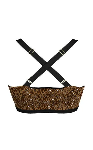Golden Circle Clothing Golden Circle Clothing Sport-BH mit Biogummi, Leopard, – Produktbild 4 von 4