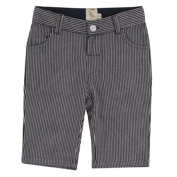 Pigeon by Organics for Kids Pigeon by Organics for Kids Jungenshorts "Long Shorts", Stripe navy (blau gestreift), – Produktbild 1 von 1